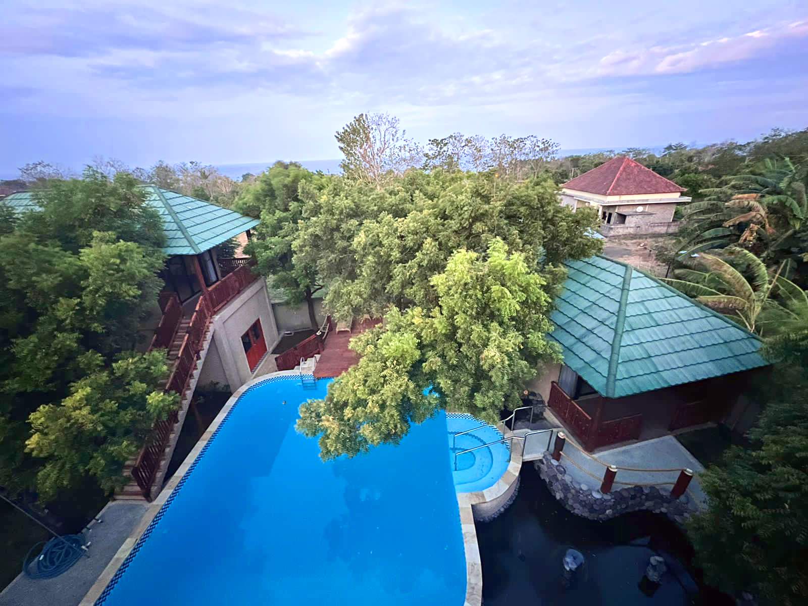 LDR Bambooj view from topdeck Lunar Dive Resort